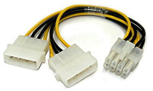 8 Pin to 2x4 Pin Power Cable